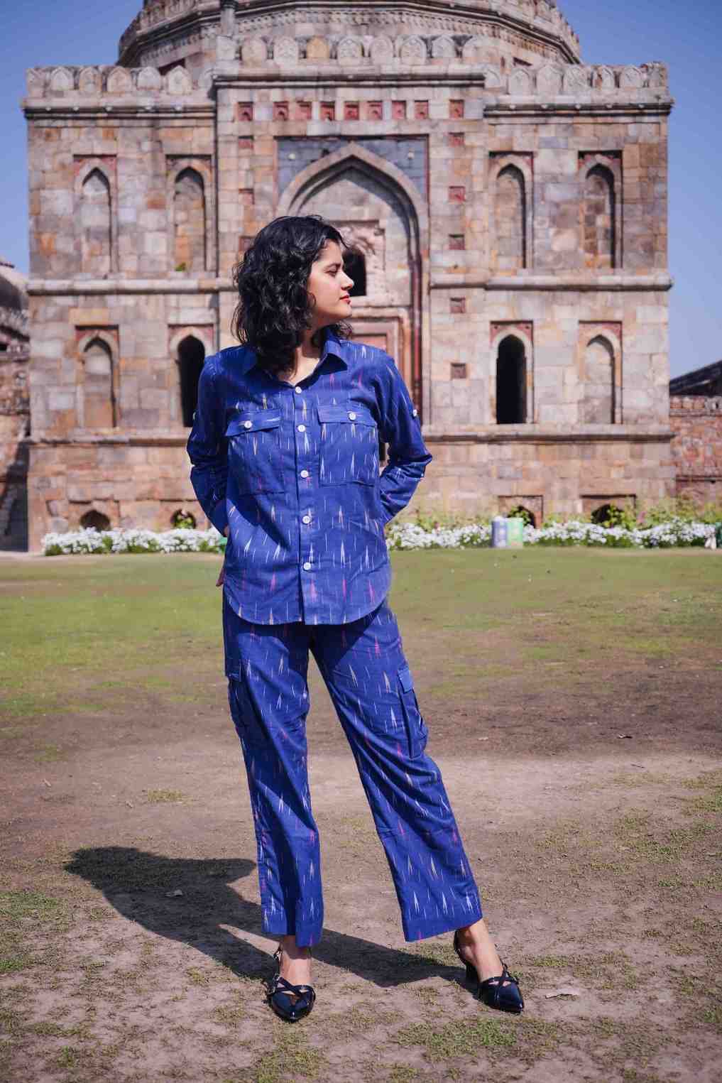 The Indigo Ikat Co-ord Set