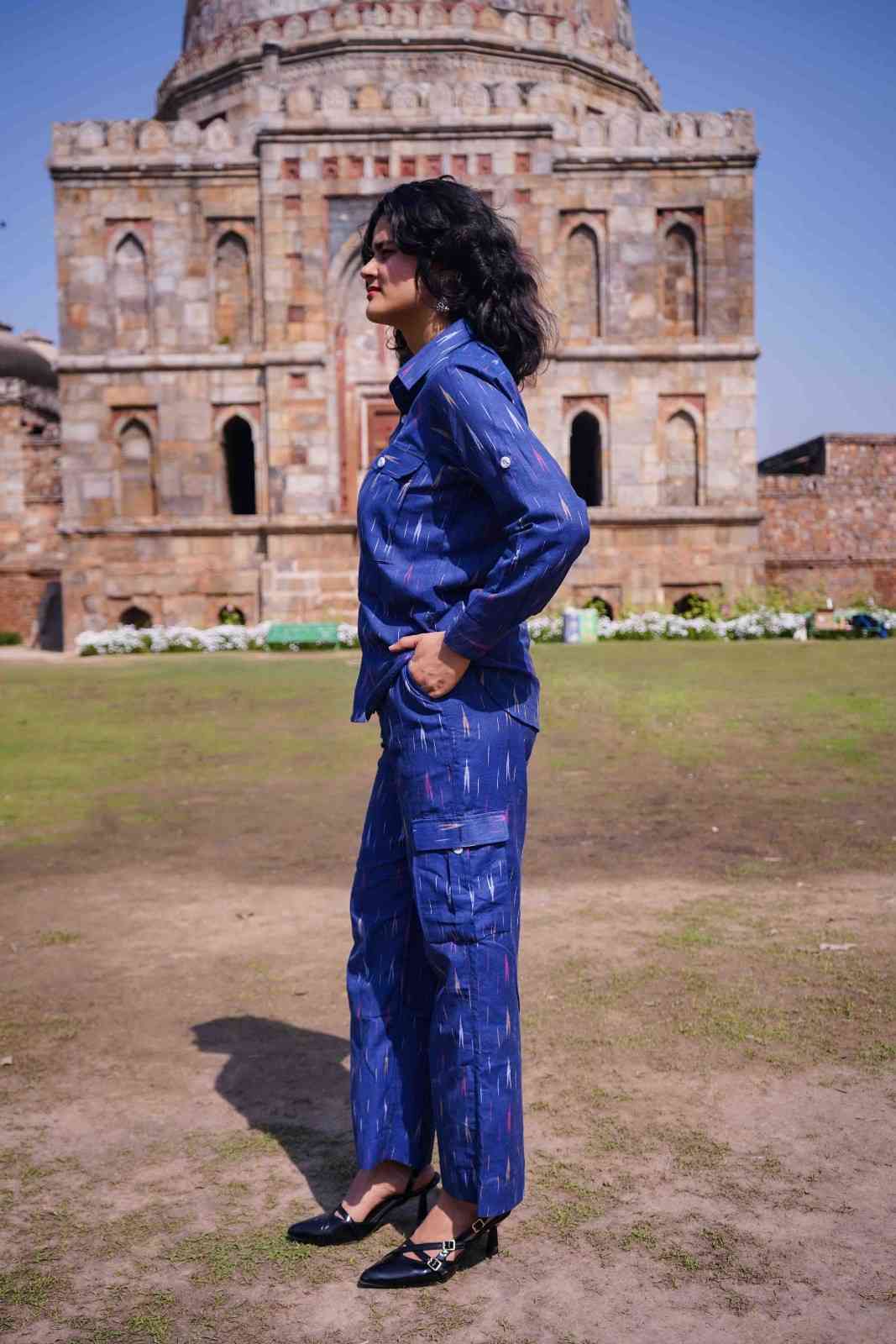 The Indigo Ikat Co-ord Set